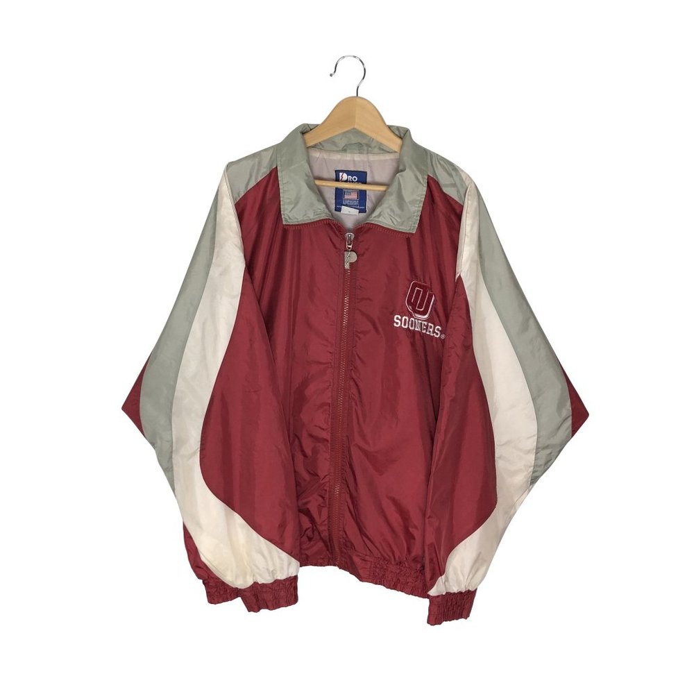 Vintage Pro Player Oklahoma Sooners Windbreaker